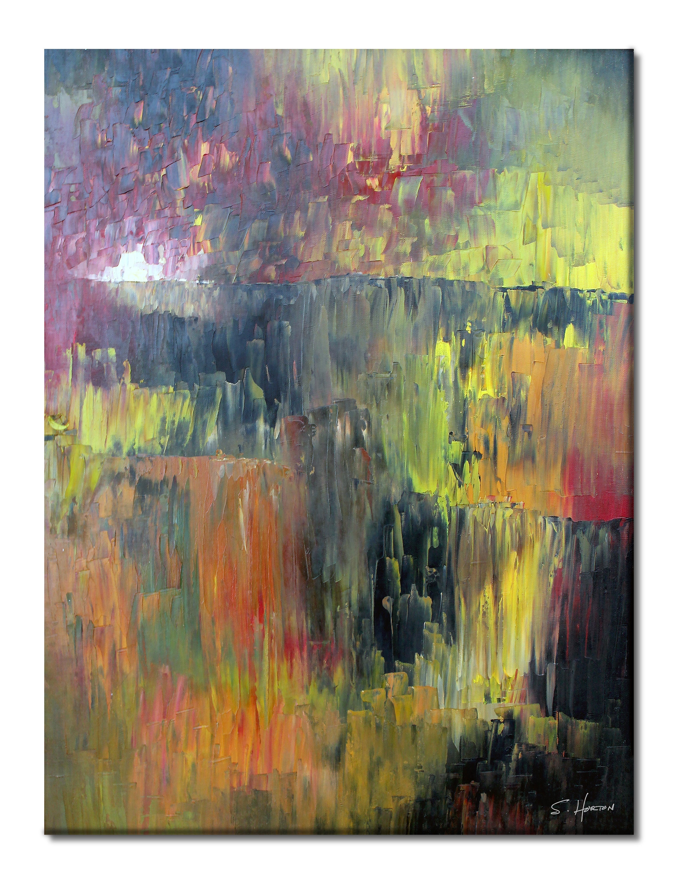 Moon Rising Over The Hillside", Fine Art, Giclée on Canvas with Signature, 30"x40", Limited Edition of 50