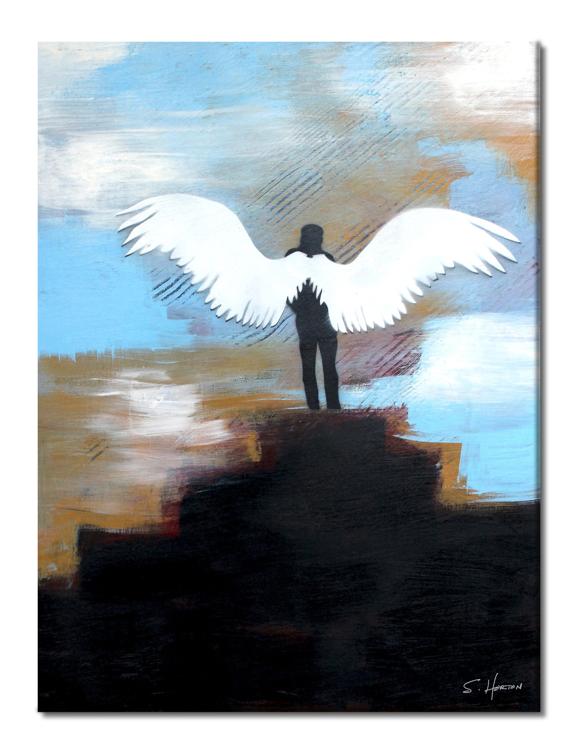 Learning To Fly", Fine Art, Giclée on Canvas with Signature, 30"x40", Limited Edition of 50
