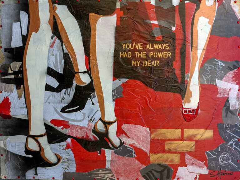 There's No Place Like Home", 48"w x 36"h, Mixed Media on Board