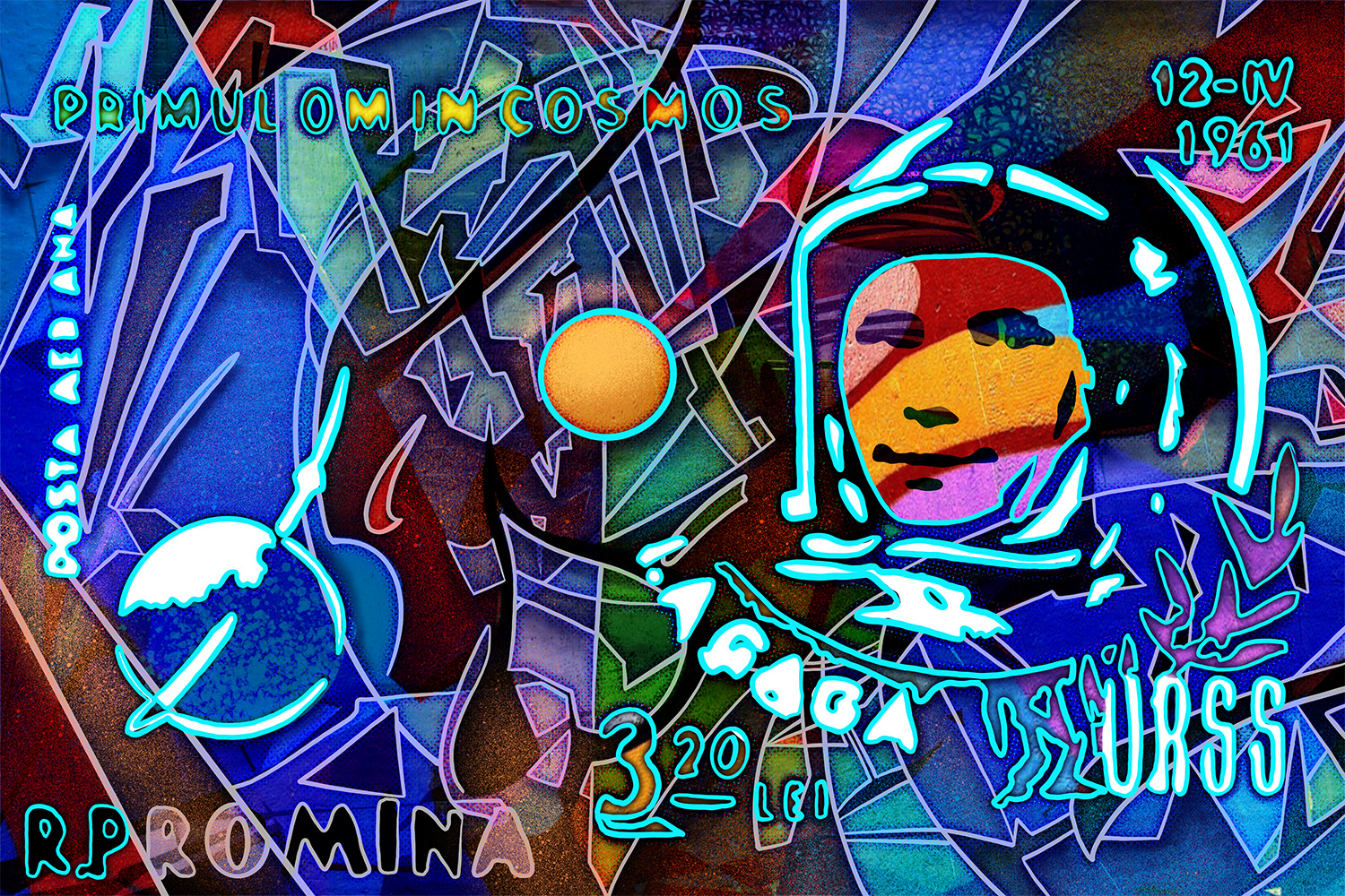 Astroanut from the Neon Impressions series
