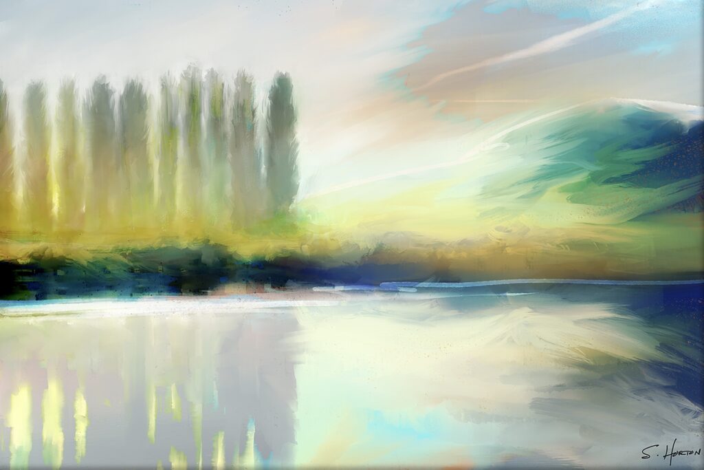 A Quiet Morning By The Lake from the Scenics Collection