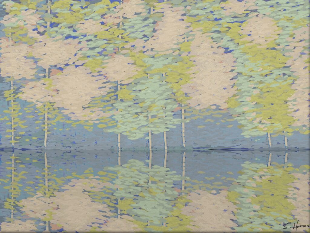 Birches By The Lakeside from the Scenics Collection