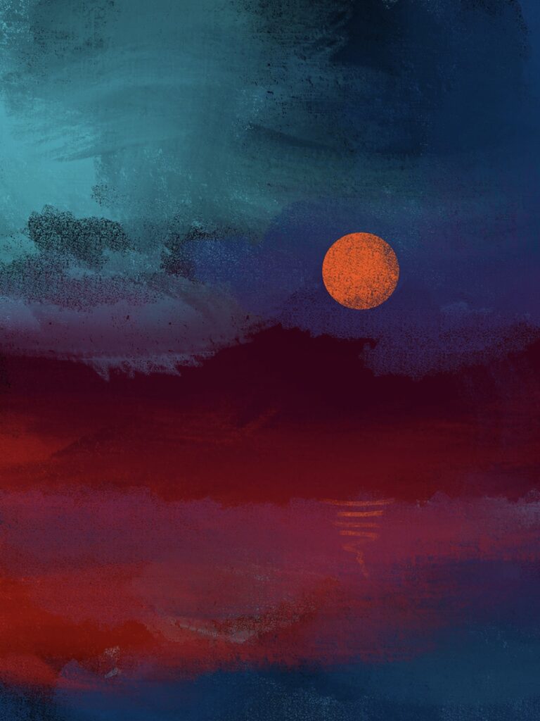 Deep Sunset Over The Water from the Scenics Collection