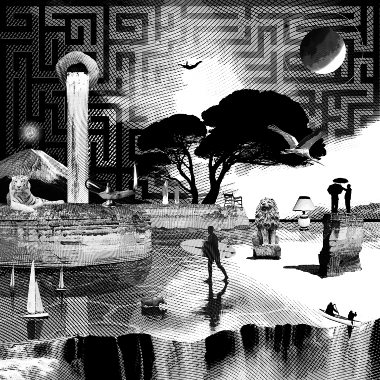 Dreamcatchers 007 Surreal Blank and White Limited Edition
