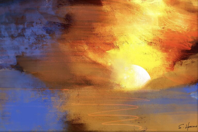 Fiery Sunset from the Scenics Collection