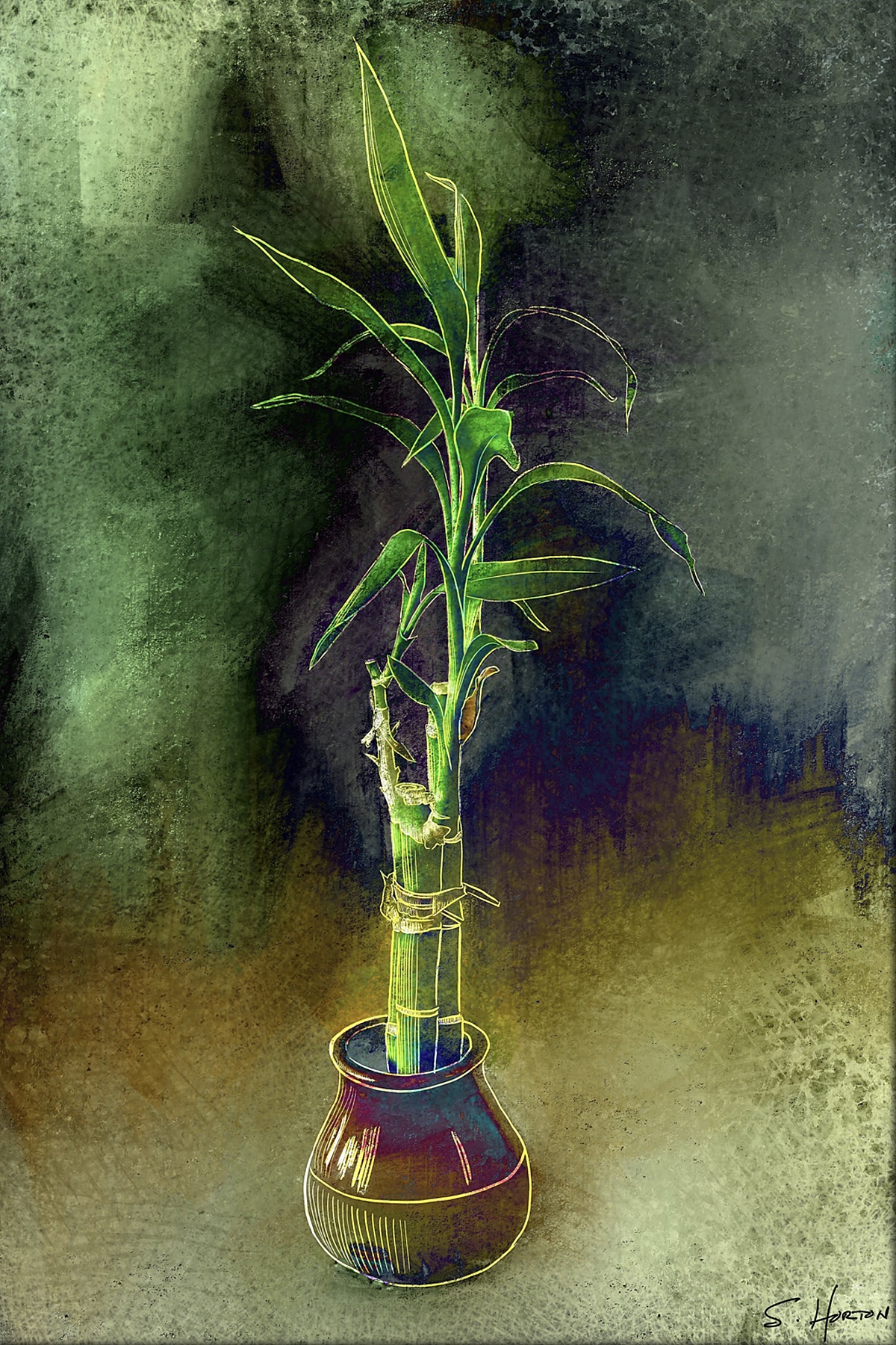 Potted Bamboo from the Scenics Collection