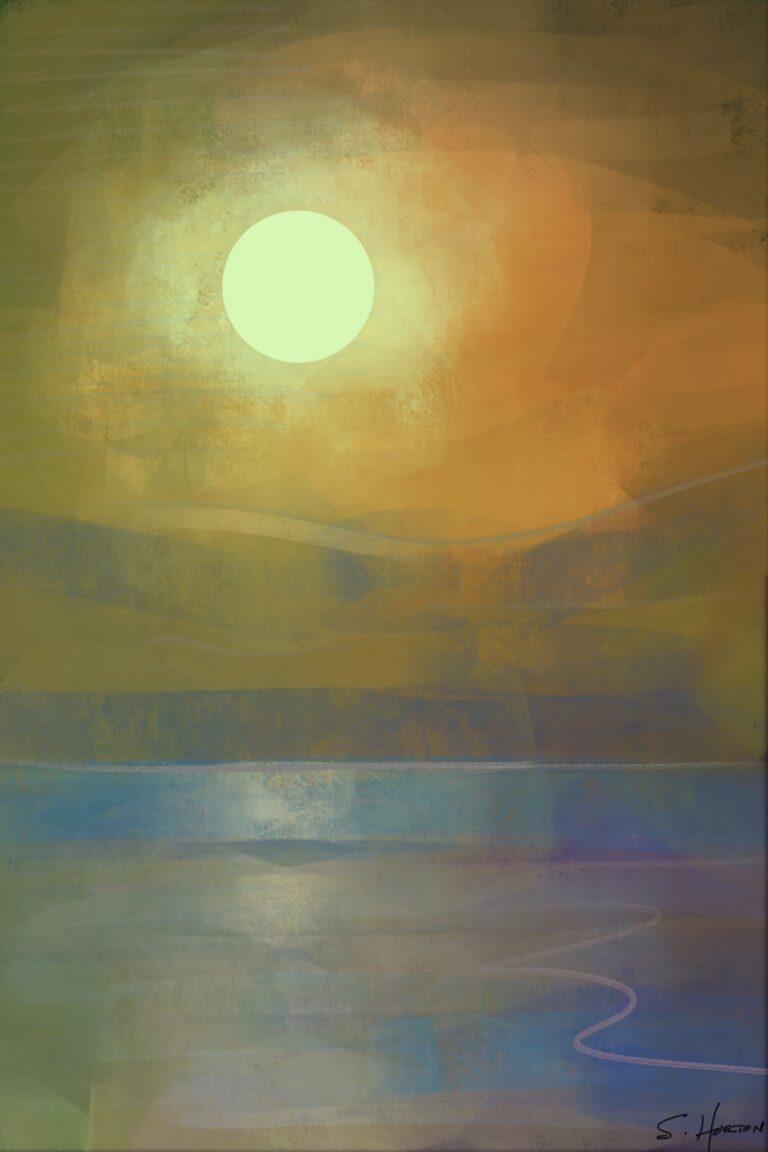 Setting Sun On The Horizon from the Scenics Collection