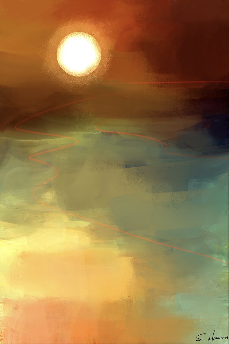 Sunset Over Golden Fields from the Scenics Collection