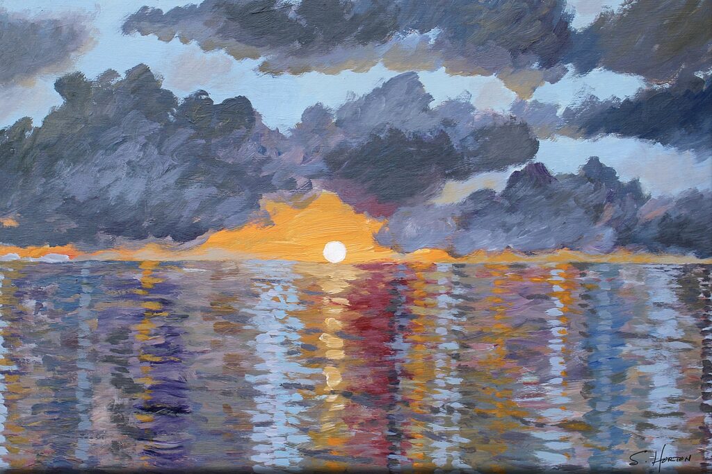Sunset Reflecting On The Ocean from the Scenics Collection