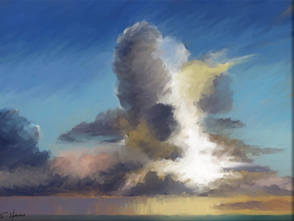 Thunderheads Over The Ocean from the Scenics Collection