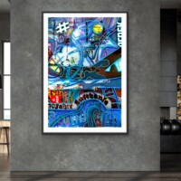 Air Mail from the Neon Impressions series, wall display Air Mail from the Neon Impressions series, wall display