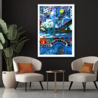 Air Mail from the Neon Impressions series, wall display Air Mail from the Neon Impressions series, wall display