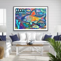 Oceanic 01 from the Neon Impressions series, wall display Oceanic 01 from the Neon Impressions series, wall display