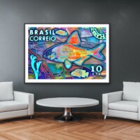 Oceanic 01 from the Neon Impressions series, wall display Oceanic 01 from the Neon Impressions series, wall display