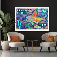 Oceanic 01 from the Neon Impressions series, wall display Oceanic 01 from the Neon Impressions series, wall display