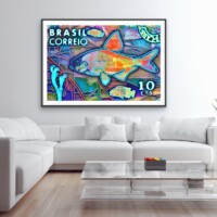 Oceanic 01 from the Neon Impressions series, wall display Oceanic 01 from the Neon Impressions series, wall display