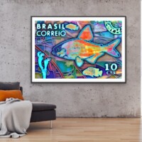 Oceanic 01 from the Neon Impressions series, wall display Oceanic 01 from the Neon Impressions series, wall display