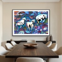 Electric Sheep from the Neon Impressions series Electric Sheep from the Neon Impressions series