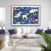 Electric Sheep from the Neon Impressions series Electric Sheep from the Neon Impressions series