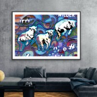 Electric Sheep from the Neon Impressions series Electric Sheep from the Neon Impressions series