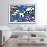 Electric Sheep from the Neon Impressions series Electric Sheep from the Neon Impressions series