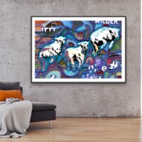 Electric Sheep from the Neon Impressions series Electric Sheep from the Neon Impressions series