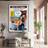 Another Man's Kisses from the Neon Love Series, Wall Display Another Man's Kisses from the Neon Love Series, Wall Display