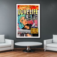 Can't Run Awawy From Love from the Neon Love Series, Wall Display Can't Run Awawy From Love from the Neon Love Series, Wall Display