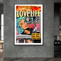 Can't Run Awawy From Love from the Neon Love Series, Wall Display Can't Run Awawy From Love from the Neon Love Series, Wall Display