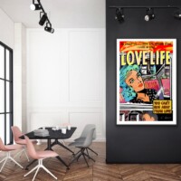 Can't Run Awawy From Love from the Neon Love Series, Wall Display Can't Run Awawy From Love from the Neon Love Series, Wall Display