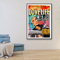 Can't Run Awawy From Love from the Neon Love Series, Wall Display Can't Run Awawy From Love from the Neon Love Series, Wall Display