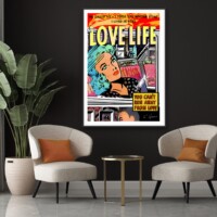 Can't Run Awawy From Love from the Neon Love Series, Wall Display Can't Run Awawy From Love from the Neon Love Series, Wall Display