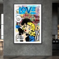 He Stole My Heart from the Neon Love Series, Wall Display He Stole My Heart from the Neon Love Series, Wall Display