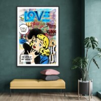 He Stole My Heart from the Neon Love Series, Wall Display He Stole My Heart from the Neon Love Series, Wall Display