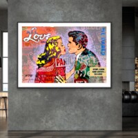 Listen To Love the Neon Love Series, Wall Display Listen To Love the Neon Love Series, Wall Display