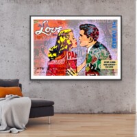 Listen To Love the Neon Love Series, Wall Display Listen To Love the Neon Love Series, Wall Display
