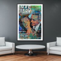 Love Diary from the Neon Love Series, Wall Display Love Diary from the Neon Love Series, Wall Display
