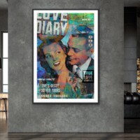 Love Diary from the Neon Love Series, Wall Display Love Diary from the Neon Love Series, Wall Display