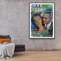 Love Diary from the Neon Love Series, Wall Display Love Diary from the Neon Love Series, Wall Display