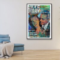 Love Diary from the Neon Love Series, Wall Display Love Diary from the Neon Love Series, Wall Display