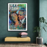 Love Diary from the Neon Love Series, Wall Display Love Diary from the Neon Love Series, Wall Display