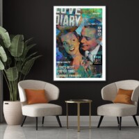Love Diary from the Neon Love Series, Wall Display Love Diary from the Neon Love Series, Wall Display