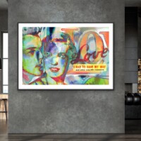 Love My Way from the Neon Love Series, Wall Display Love My Way from the Neon Love Series, Wall Display