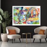 Love My Way from the Neon Love Series, Wall Display Love My Way from the Neon Love Series, Wall Display