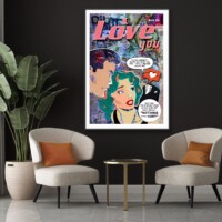 Nothing Without Him from the Neon Love Series, Wall Display Nothing Without Him from the Neon Love Series, Wall Display