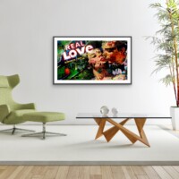 Real Love from the Neon Love Series, Wall Display Real Love from the Neon Love Series, Wall Display