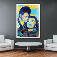Romantic Gaze from the Neon Love Series, Wall Display Romantic Gaze from the Neon Love Series, Wall Display