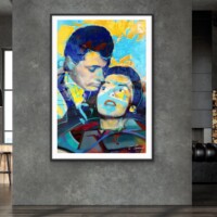 Romantic Gaze from the Neon Love Series, Wall Display Romantic Gaze from the Neon Love Series, Wall Display
