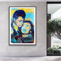 Romantic Gaze from the Neon Love Series, Wall Display Romantic Gaze from the Neon Love Series, Wall Display