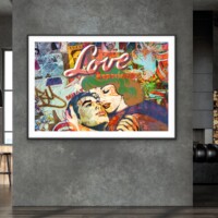 Saved By Love from the Neon Love Series, Wall Display Saved By Love from the Neon Love Series, Wall Display
